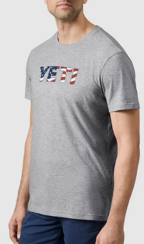 Waving Flag Badge Short Sleeve Tee