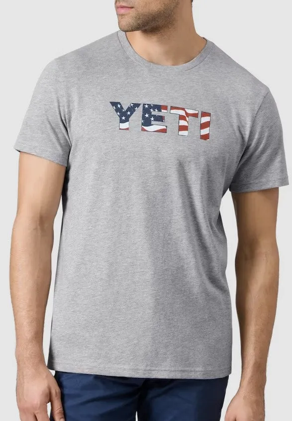 Waving Flag Badge Short Sleeve Tee