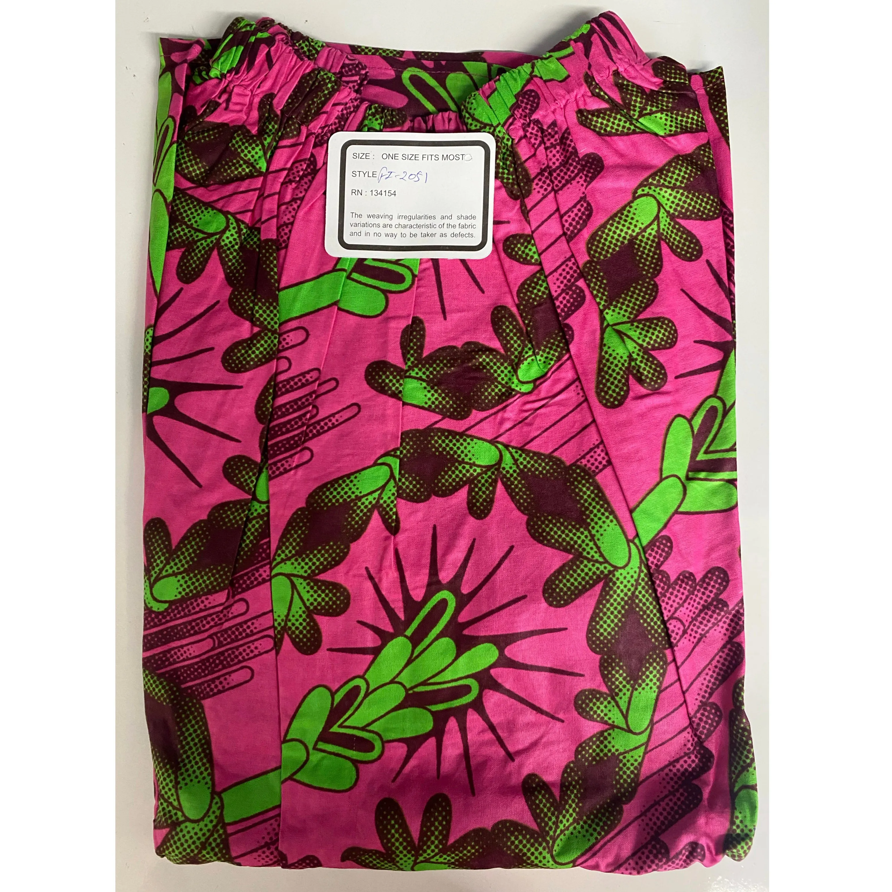 Women's African Print Short Sleeve Off Shoulder Dress - FI-2051