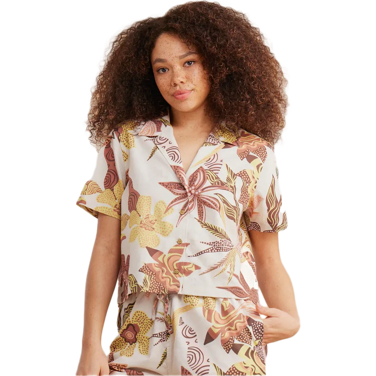 Women's Idle Camp Shirt Short Sleeve