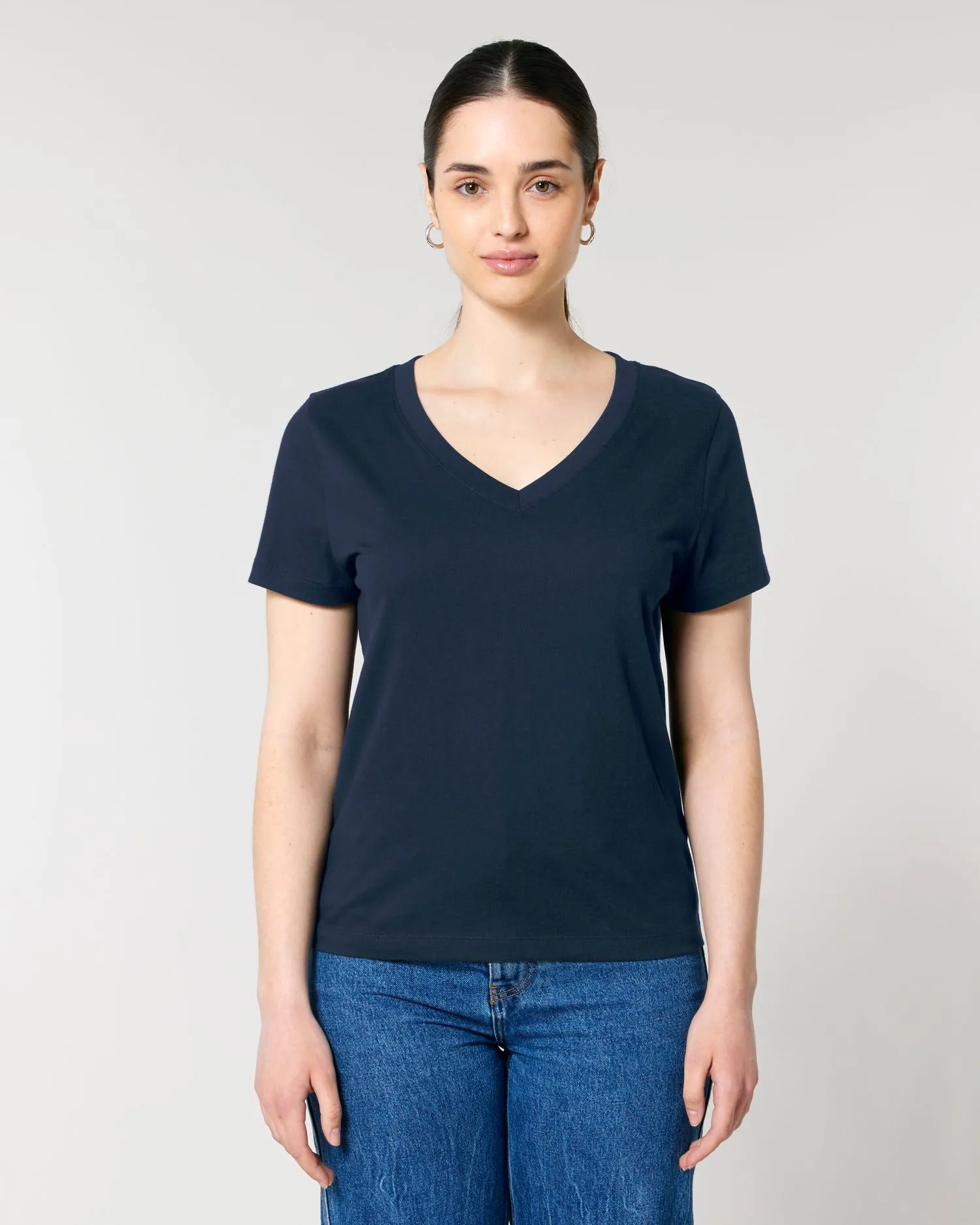 Women's Organic V-Neck T-Shirt - 155 GSM | Stella Isla STTW176