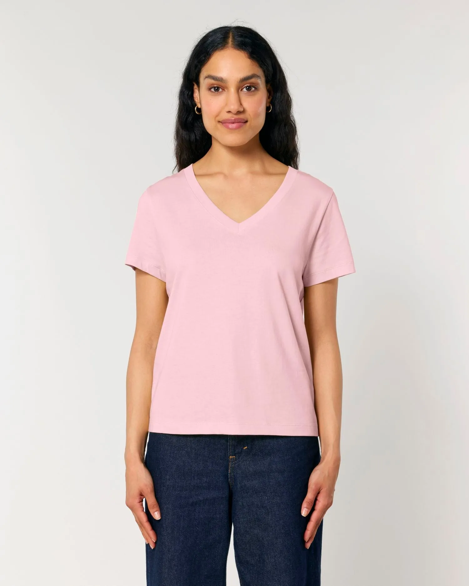 Women's Organic V-Neck T-Shirt - 155 GSM | Stella Isla STTW176