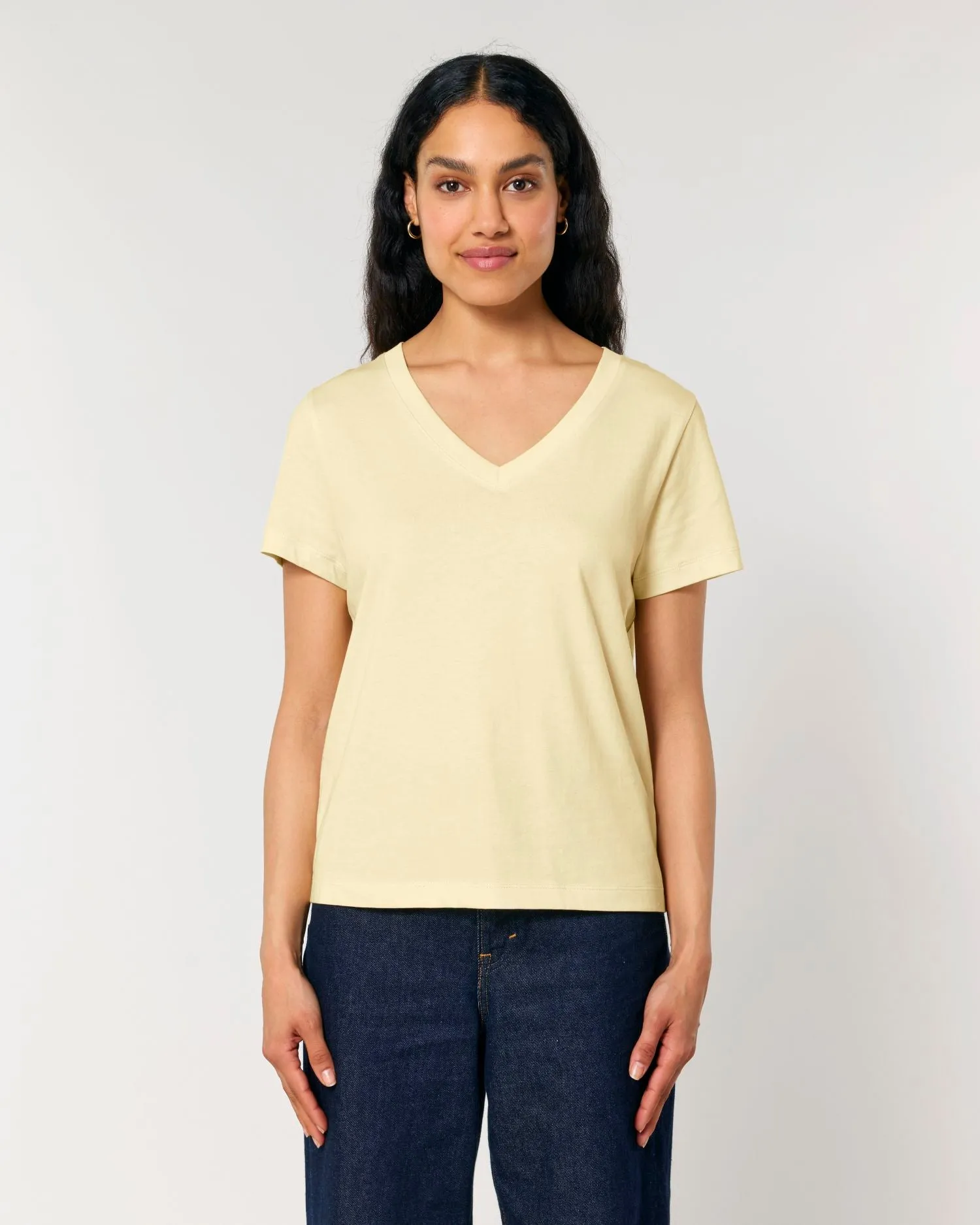 Women's Organic V-Neck T-Shirt - 155 GSM | Stella Isla STTW176