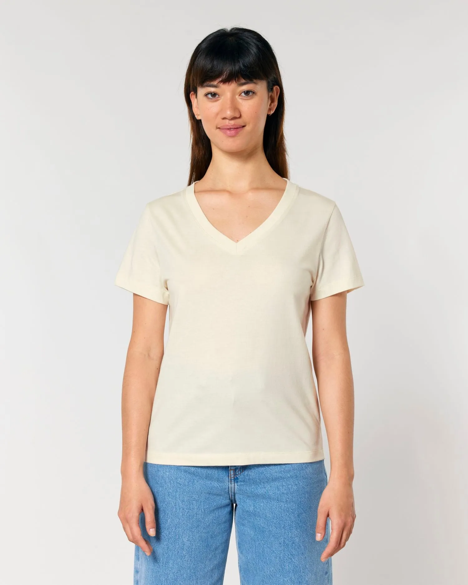Women's Organic V-Neck T-Shirt - 155 GSM | Stella Isla STTW176