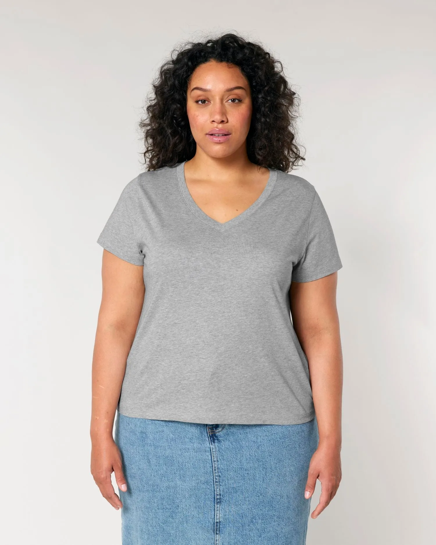 Women's Organic V-Neck T-Shirt - 155 GSM | Stella Isla STTW176