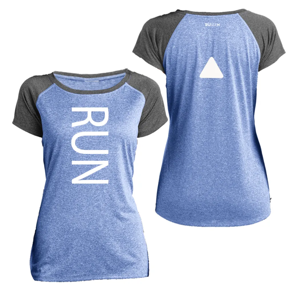 Women's Reflective Short Sleeve Shirt - RUN