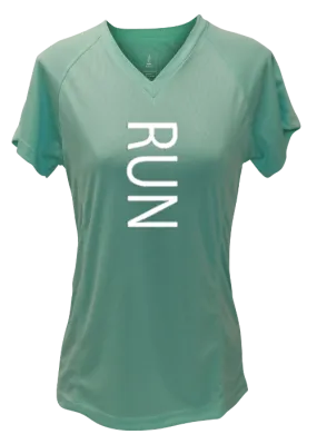 Women's Reflective Short Sleeve Shirt - RUN