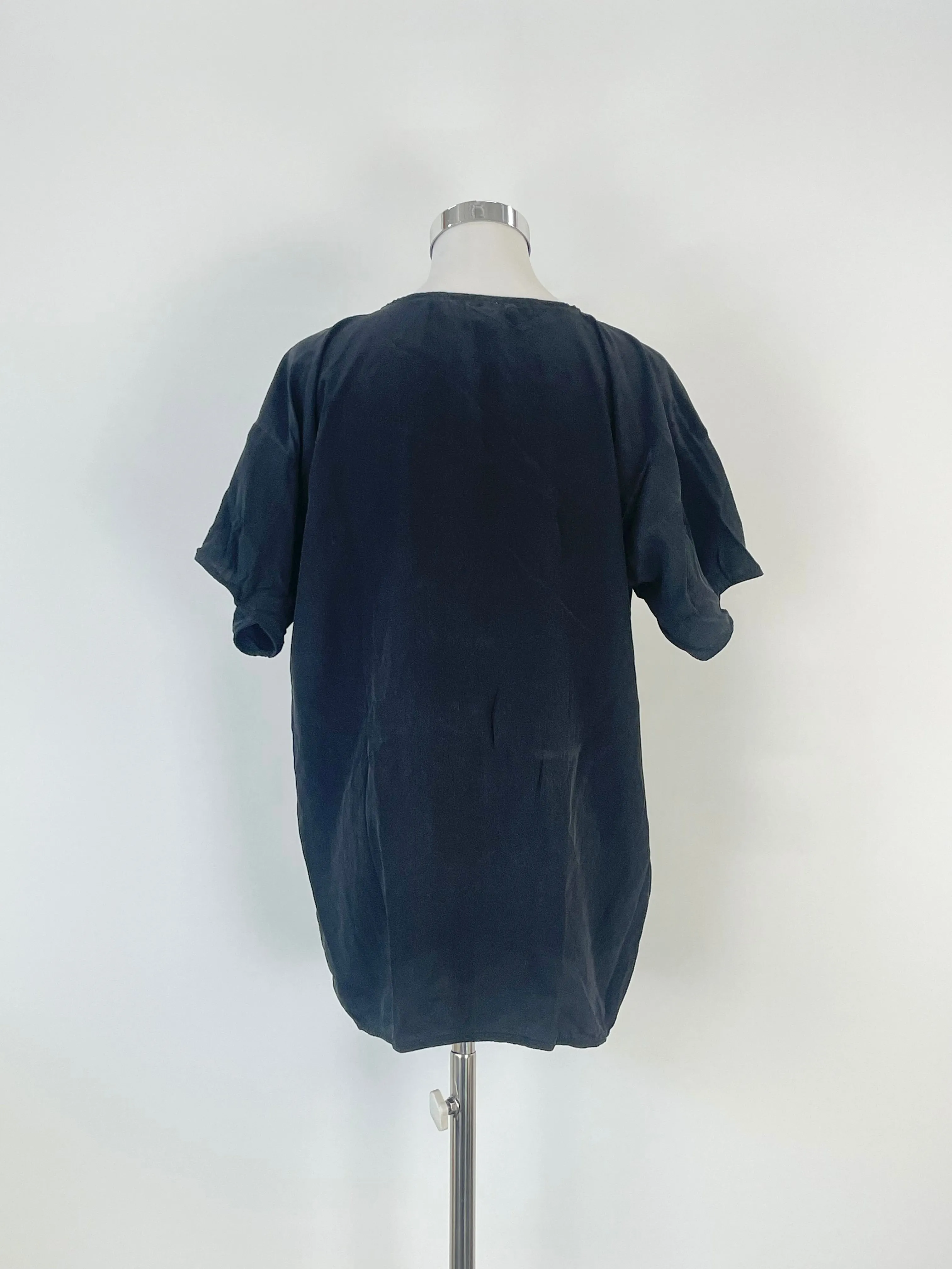 Zimmermann Black Silk Relaxed Fit Top - AU8