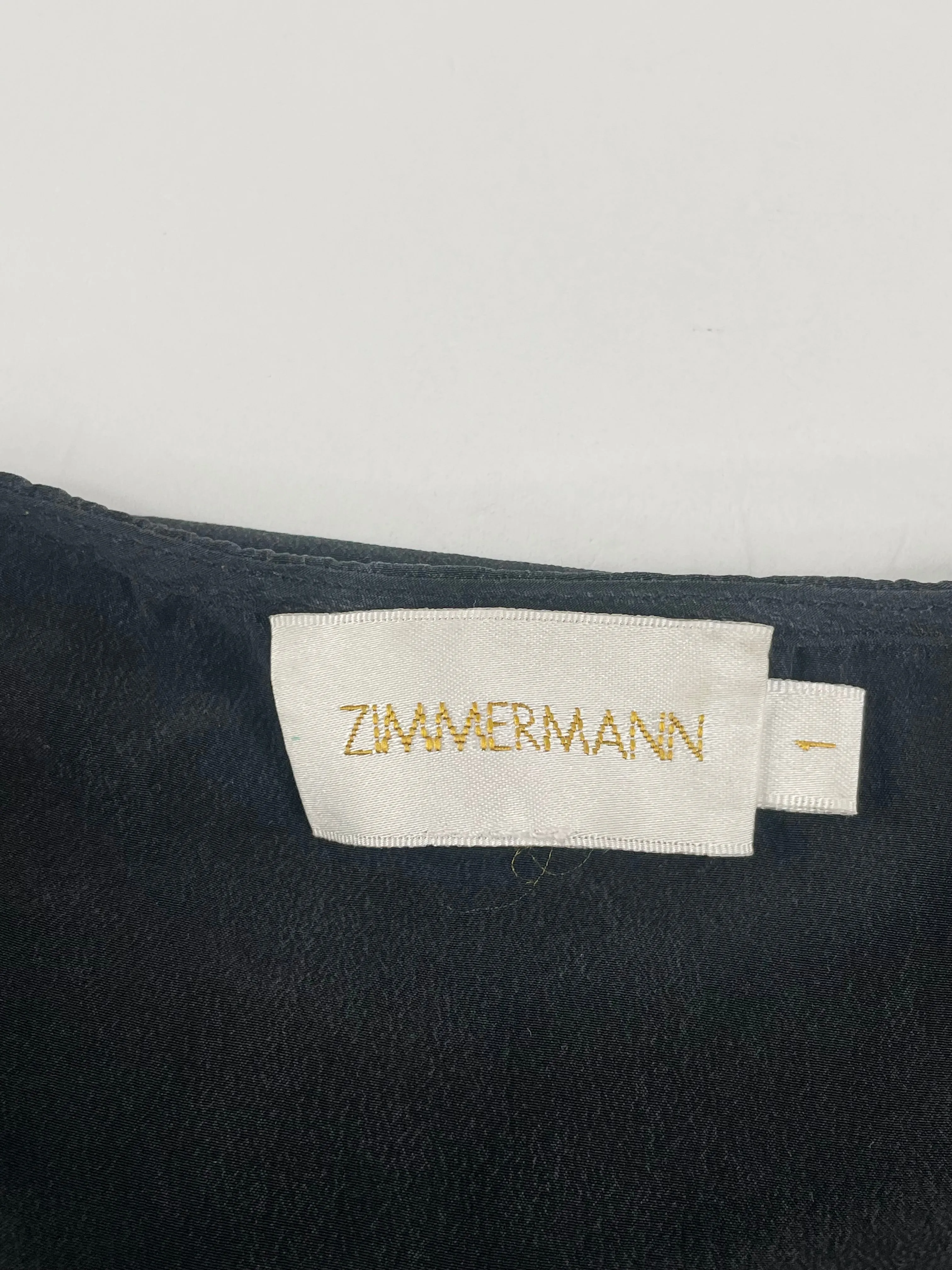 Zimmermann Black Silk Relaxed Fit Top - AU8