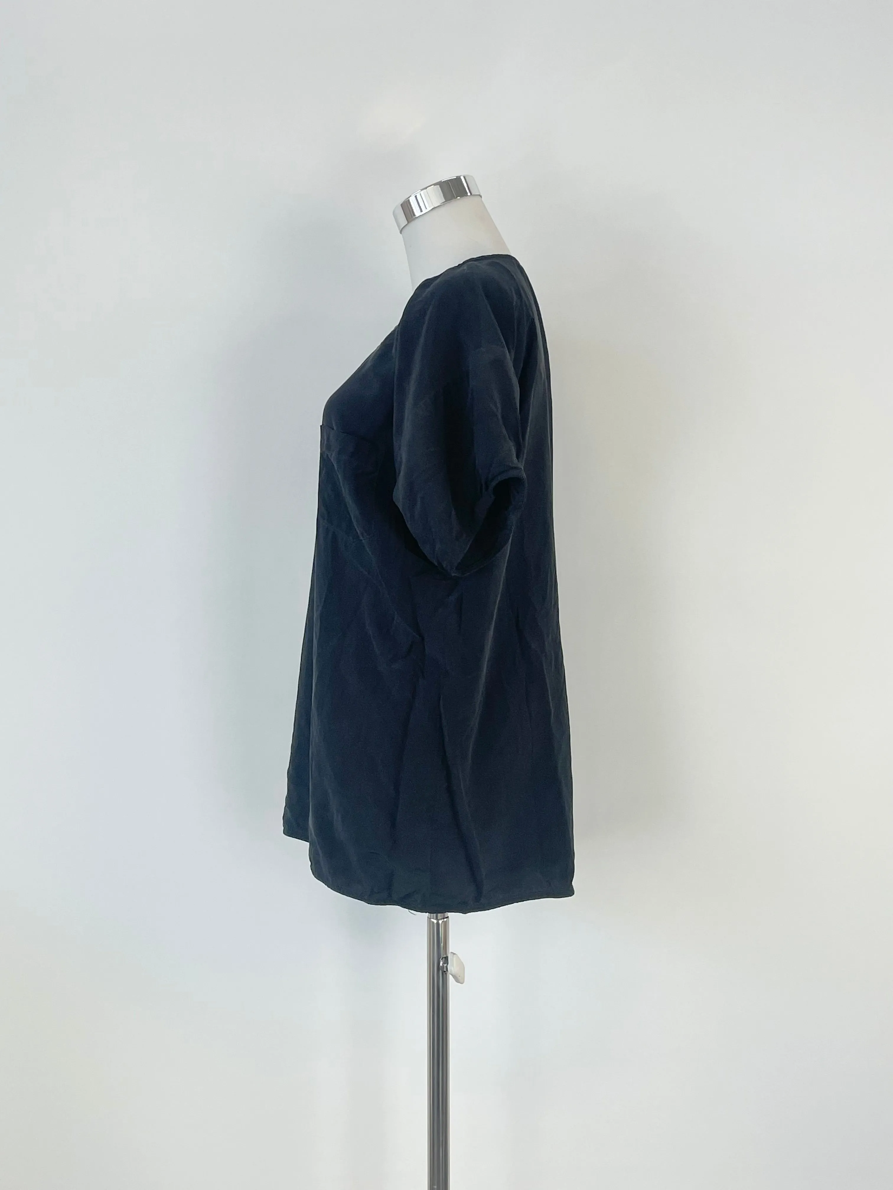 Zimmermann Black Silk Relaxed Fit Top - AU8